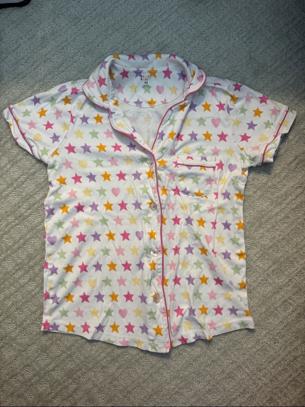 Roller Rabbit Star Print Pajama Shirt